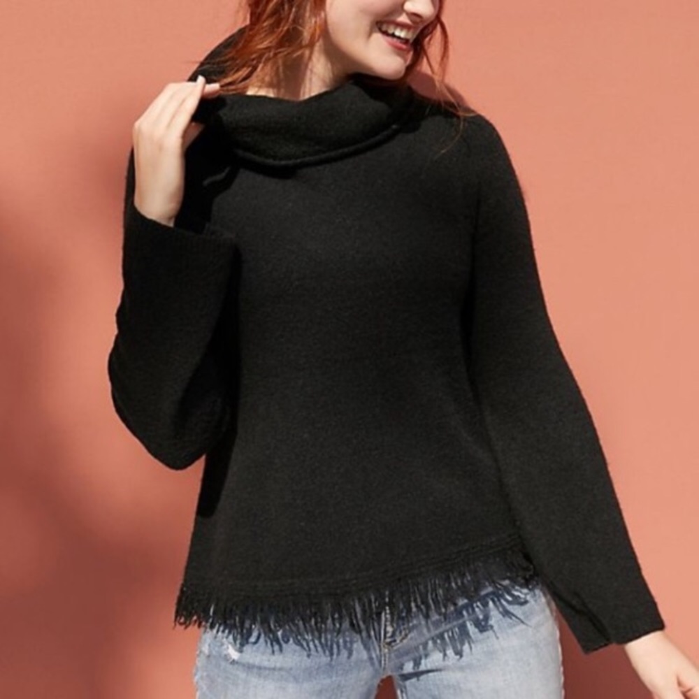 ANTHROPOLOGIE // AKEMI + KIN Aruna Fringe Sweater Sz XS